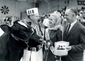 World Dairy Expo evolves over 50 years – One of Expo’s founders, Eugene Nelson, BS’41 with the junior champion Holstein at the inaugural event in 1967.
