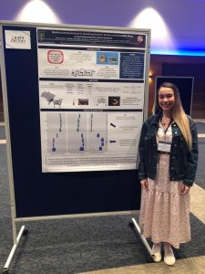 Luara Freitas takes 2nd with her poster presentation at the Conference on Applied Statistics in Agriculture and Natural Resources
