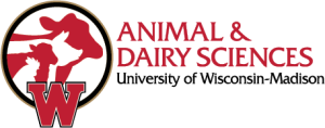 Logo for the University of Wisconsin-Madison Department of Animal & Dairy Sciences.