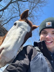 UW-Madison’s hands-on learning is helping prepare Adam Schaik to be a large animal veterinarian
